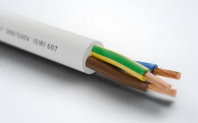 کابل افشان H05VV-F خراسان افشار نژاد با لایه‌های بازشده
