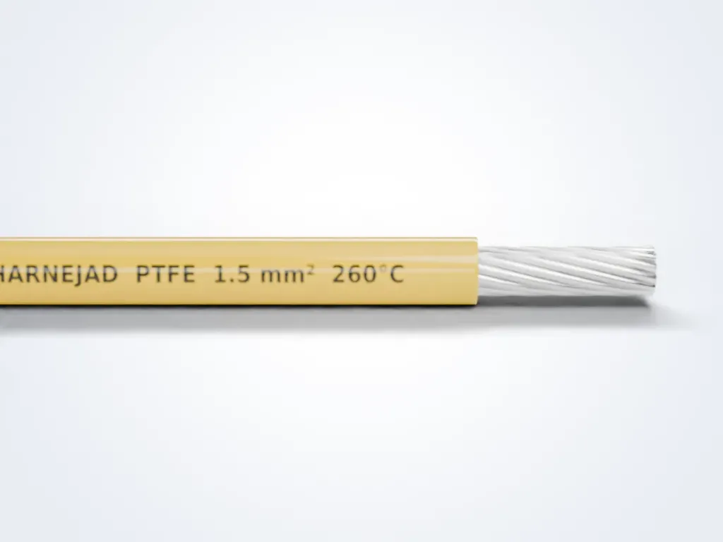 ساختار لایه‌به‌لایه سیم نسوز تفلونی PTFE