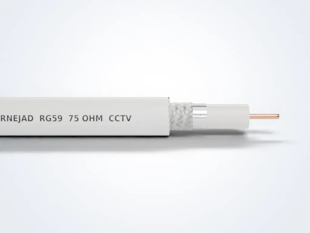 ساختار لایه‌به‌لایه کابل کواکسیال RG59